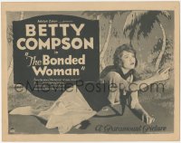 3t0615 BONDED WOMAN TC 1922 wonderful image of Betty Compson on deserted island, ultra rare!