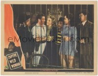 3t0656 CAPTIVE WILD WOMAN LC 1943 Evelyn Ankers, Stone, Acquanetta, fake ape in border, Universal!