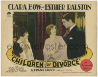 3t0658 CHILDREN OF DIVORCE LC 1927 young Clara Bow with Gary Cooper & Esther Ralston, very rare!