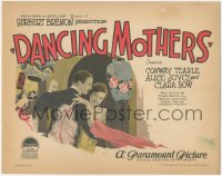 3t0622 DANCING MOTHERS TC 1926 Conway Tearle & Alice Joyce dancing, Clara Bow billed, ultra rare!