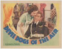 3t0667 DEVIL DOGS OF THE AIR LC 1935 c/u of Margaret Lindsay with arm around uniformed James Cagney!