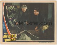 3t0692 INVISIBLE WOMAN LC 1940 special fx scene of transparent Virginia Bruce w/ Barrymore & Howard!