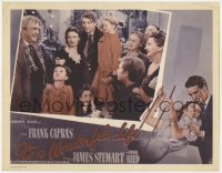 3t0693 IT'S A WONDERFUL LIFE LC R1955 classic image of James Stewart, Donna Reed & kids at climax!