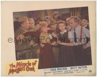 3t0715 MIRACLE OF MORGAN'S CREEK LC #3 1943 Betty Hutton, Eddie Bracken, Demarest, Preston Sturges!