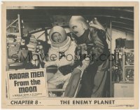 3t0729 RADAR MEN FROM THE MOON chapter 8 LC 1952 Commando Cody in costume going to The Enemy Planet!