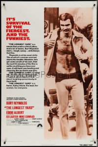 3t0917 LONGEST YARD 1sh 1974 Robert Aldrich prison football comedy, full-length Burt Reynolds!