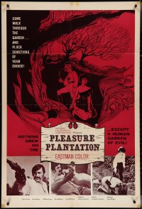 3t0957 PLEASURE PLANTATION 1sh 1970 Jerry Denby directed, pluck something of your choice!