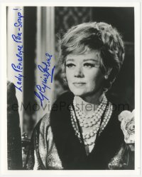 3t1147 GLYNIS JOHNS signed 8x10 REPRO photo 1990s she was Lady Penelope Pea-Soup on TV's Batman!