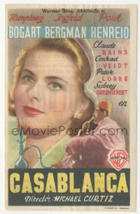 3t0286 CASABLANCA Spanish herald 1946 different image of Ingrid Bergman, Michael Curtiz classic!