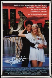 3t1020 SPLASH 1sh 1984 Tom Hanks loves mermaid Daryl Hannah in New York City under Twin Towers!