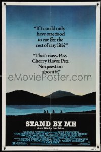 3t1023 STAND BY ME 1sh 1986 Phoenix, Feldman, O'Connell, Wheaton, Sutherland, cherry Pez, rated!