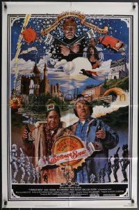 3t1031 STRANGE BREW 1sh 1983 John Solie art of hosers Rick Moranis & Dave Thomas with beer!