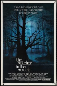 3t1059 WATCHER IN THE WOODS 1sh R1981 Disney, it was just game until a girl vanished for 30 years!