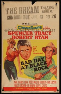 3t0148 BAD DAY AT BLACK ROCK WC 1955 Spencer Tracy tries to find out just what did happen to Kamoko