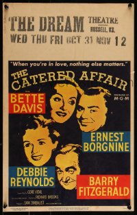 3t0159 CATERED AFFAIR WC 1956 Debbie Reynolds, Bette Davis, Ernest Borgnine, Barry Fitzgerald, rare!