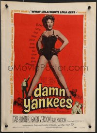 3t0167 DAMN YANKEES WC 1958 baseball, sexy full-length barely-dressed Gwen Verdon!