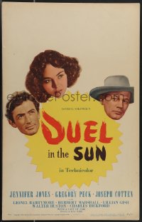 3t0174 DUEL IN THE SUN WC 1947 Jennifer Jones, Gregory Peck & Joseph Cotten in King Vidor epic!