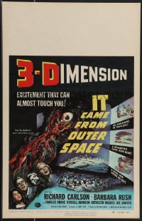 3t0200 IT CAME FROM OUTER SPACE 3D WC 1953 Ray Bradbury & Jack Arnold classic 3-D sci-fi, Smith art!