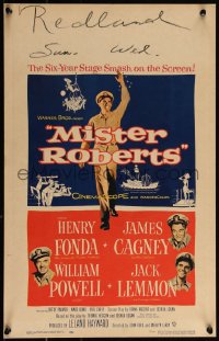 3t0216 MISTER ROBERTS WC 1955 Henry Fonda, James Cagney, William Powell, Jack Lemmon, John Ford