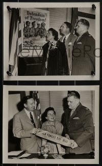 3t1657 ARMED FORCES DAY 3 8x10 stills 1951 Mercedes McCambridge with others at Aldine Theatre!