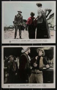 3t1663 HONDO 3 3D color 8x10 stills 1953 great images of cowboy John Wayne, Geraldine Page!