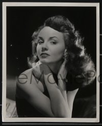 3t1679 JANET BLAIR 2 8x10 stills 1940s sexy full-length and close-up portraits of the star!