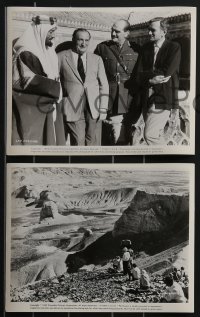 3t1616 LAWRENCE OF ARABIA 8 8x10 stills 1963 David Lean, Guinness, Quinn candids, three w/ Spiegel!