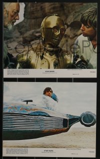 3t1669 STAR WARS 3 8x10 mini LCs 1977 A New Hope, Lucas classic epic, Luke, Obi-Wan, great images!