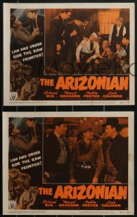 3t0499 ARIZONIAN 8 LCs R1951 Charles Vidor, Richard Dix, law and order on the raw frontier!