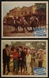 3t0570 BOWERY BUCKAROOS 7 LCs 1947 great cowboy western images of Leo Gorcey & Bowery Boys!