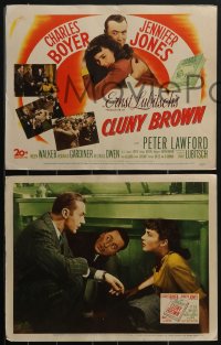 3t0510 CLUNY BROWN 8 LCs 1946 Charles Boyer, Jennifer Jones, directed by Ernst Lubitsch!