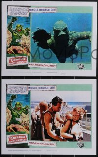 3t0401 CREATURE WALKS AMONG US signed #1/3 set of 10 faux LCs 2021 scenes you would like to see!