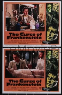 3t0379 CURSE OF FRANKENSTEIN signed #1/3 set of 13 faux LCs 2021 scenes you would have liked to see!