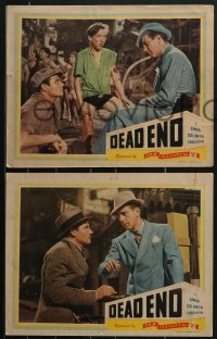 3t0592 DEAD END 3 LCs R1944 great images of Humphrey Bogart, Joel McCrea & the Dead End Kids, Main!