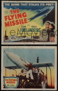 3t0517 FLYING MISSILE 8 LCs 1951 Glenn Ford, Henry O'Neill, smart bomb that stalks its prey!