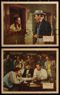 3t0594 FOXES OF HARROW 3 LCs 1947 Rex Harrison & pretty Maureen O'Hara in New Orleans Louisiana!