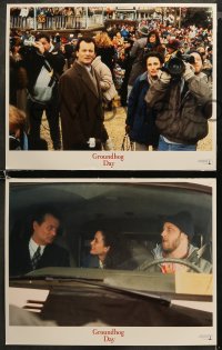 3t0520 GROUNDHOG DAY 8 LCs 1993 Bill Murray, Andie MacDowell, Chris Elliott, directed by Harold Ramis!