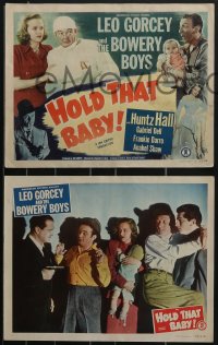 3t0523 HOLD THAT BABY 8 LCs 1949 doctor Leo Gorcey, Huntz Hall, Bowery Boys, complete set!