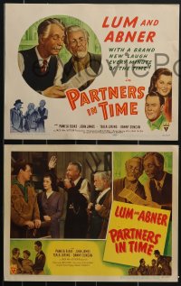 3t0539 PARTNERS IN TIME 8 LCs 1946 radio stars Chester 'Lum' Lauck & Norris 'Abner' Goff!