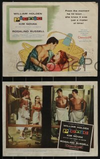 3t0540 PICNIC 8 LCs 1956 William Holden, Kim Novak, Rosalind Russell, Joshua Logan directed!