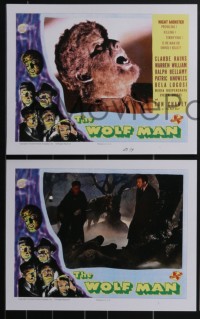 3t0382 WOLF MAN signed #1/3 set of 13 faux LCs 2021 scenes you would have liked to see!