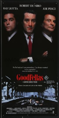 3w0350 GOODFELLAS Aust daybill 1990 Robert De Niro, Joe Pesci, Ray Liotta, Martin Scorsese classic!