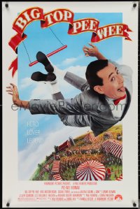 3w0679 BIG TOP PEE-WEE 1sh 1988 Paul Reubens is a hero, lover & legend, cult classic, great image!