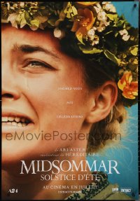 3w0255 MIDSOMMAR teaser Canadian 1sh 2019 Aster Swedish horror, creepy image of crying Florence Pugh!