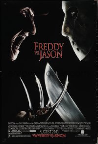 3w0764 FREDDY VS JASON advance DS 1sh 2003 cool image of horror icons, ultimate battle!