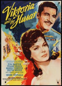 3w0250 VICTORIA & HER HUSSAR German 1954 pretty Eva Bartok in a musical love triangle!