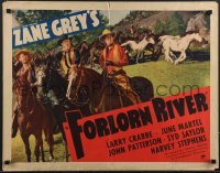 3w0535 FORLORN RIVER style A 1/2sh 1937 Buster Crabbe, Zane Grey's romance of the West, ultra rare!