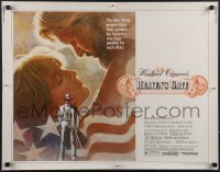 3w0536 HEAVEN'S GATE 1/2sh 1981 Cimino, art of Kris Kristofferson & Isabelle Huppert by Tom Jung!