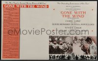 3w0310 GONE WITH THE WIND herald 1939 Clark Gable, Vivien Leigh, Leslie Howard, Olivia de Havilland!