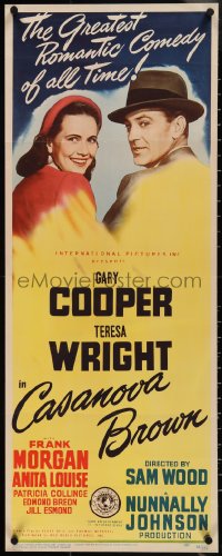 3w0568 CASANOVA BROWN insert 1944 great lover Gary Cooper loves Teresa Wright!